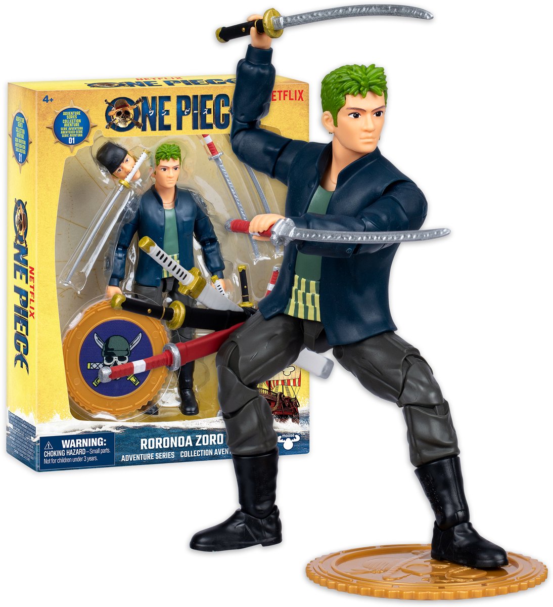 Moose jouets figurine d'une seule pièce zoro