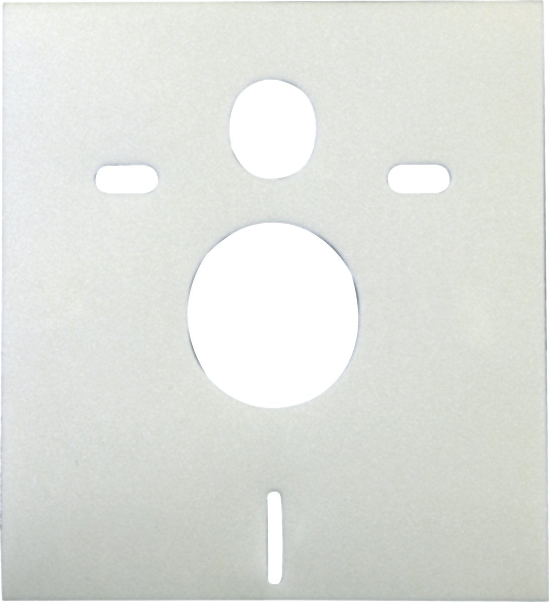 Tapis isolant Plieger pour bidet WC suspendu avec bagues de support