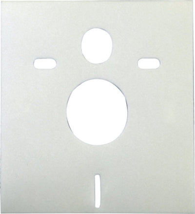 Tapis isolant Plieger pour bidet WC suspendu avec bagues de support