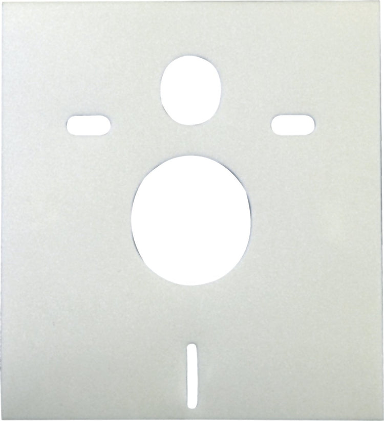 Tapis isolant Plieger pour bidet WC suspendu avec bagues de support
