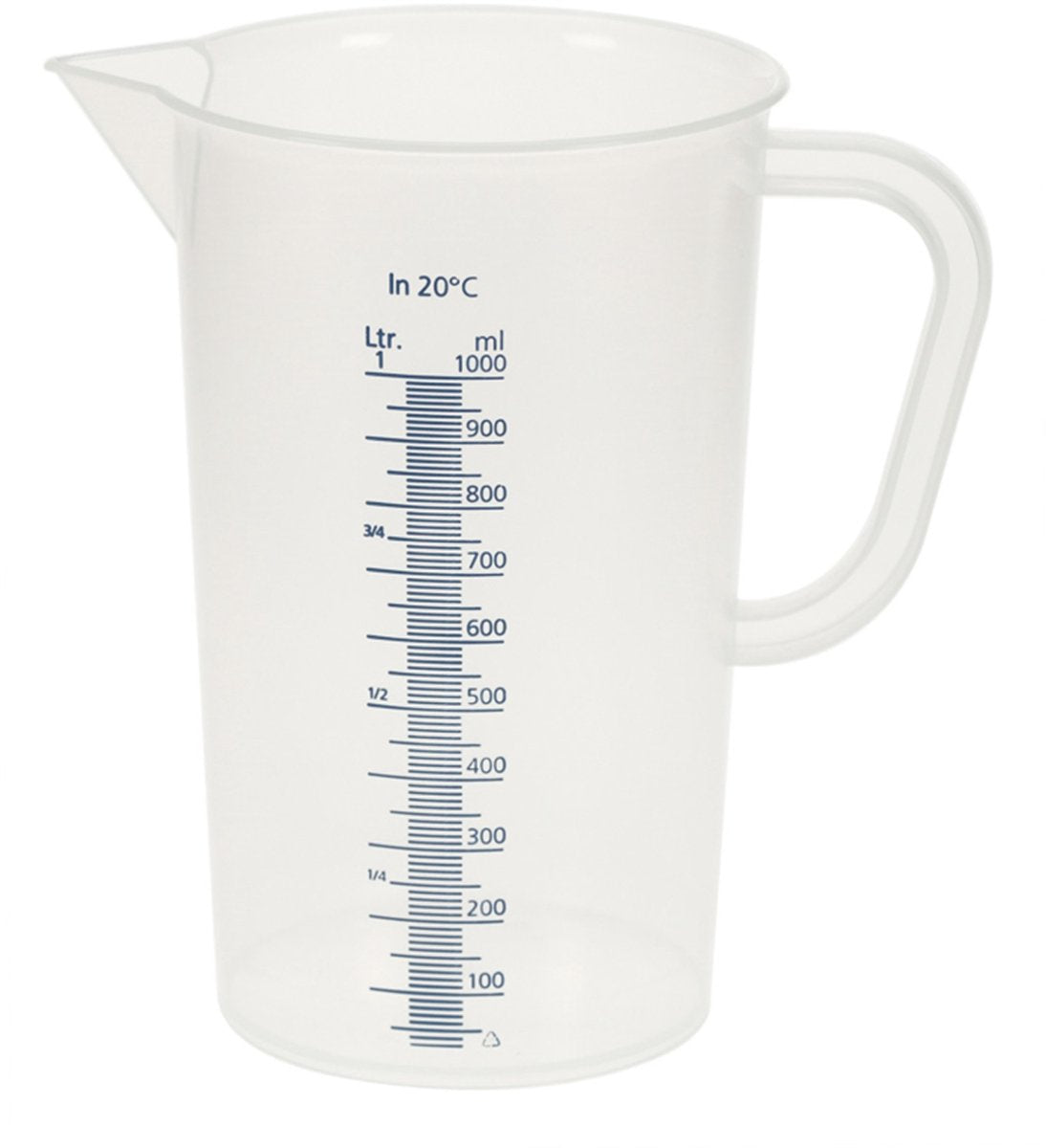 Verre doseur Vitlab 500 ml - transparent et résistant
