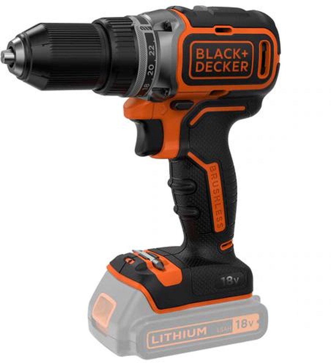 Perceuse-perceuse sans fil Black+Decker BL186N-XJ - 18v - 52nm - 24 réglages de couple - sans batterie ni chargeur