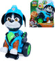 Paw Patrol - le film des dinosaures - Rippin Rescue Rex, figurine articulée rétractable de 20,3 cm avec sons et cascades activées