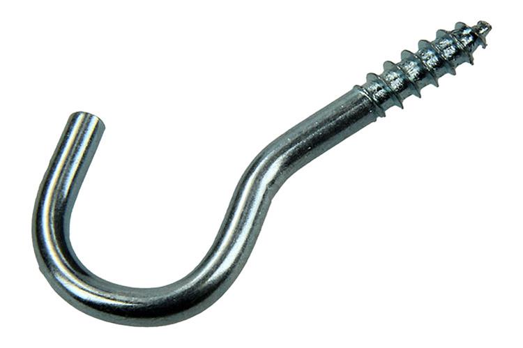 Mack 1017797 - crochet à vis acier galvanisé 10pcs 3,5 x 20 mm | 10 pièces