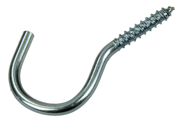 Mack 1017799 - crochet à vis acier galvanisé 7pcs 4,0 x 25 mm | 10 pièces