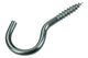 Mack 1017800 - crochet à vis acier galvanisé 6 pcs 4,5 x 30 mm | 10 pièces