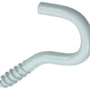 Mack 1017805 - crochet à vis acier blanc 10pcs 2,5 x 12 mm | 10 pièces