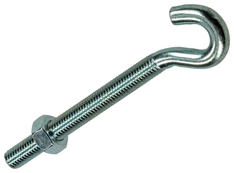 Mack 1017813 - crochet à vis métrique + écrou galvanisé 2pcs m8 x 80 mm | 5 pièces