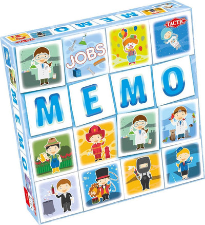 Mémoire tactique - jeu de cartes - mémo - métiers
