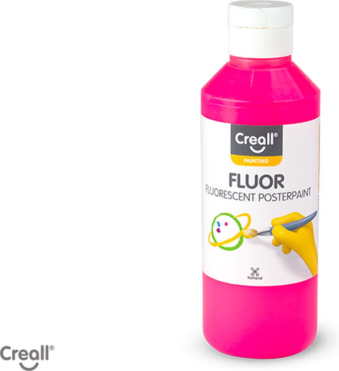 Peinture fluorée Creall 250ml rose