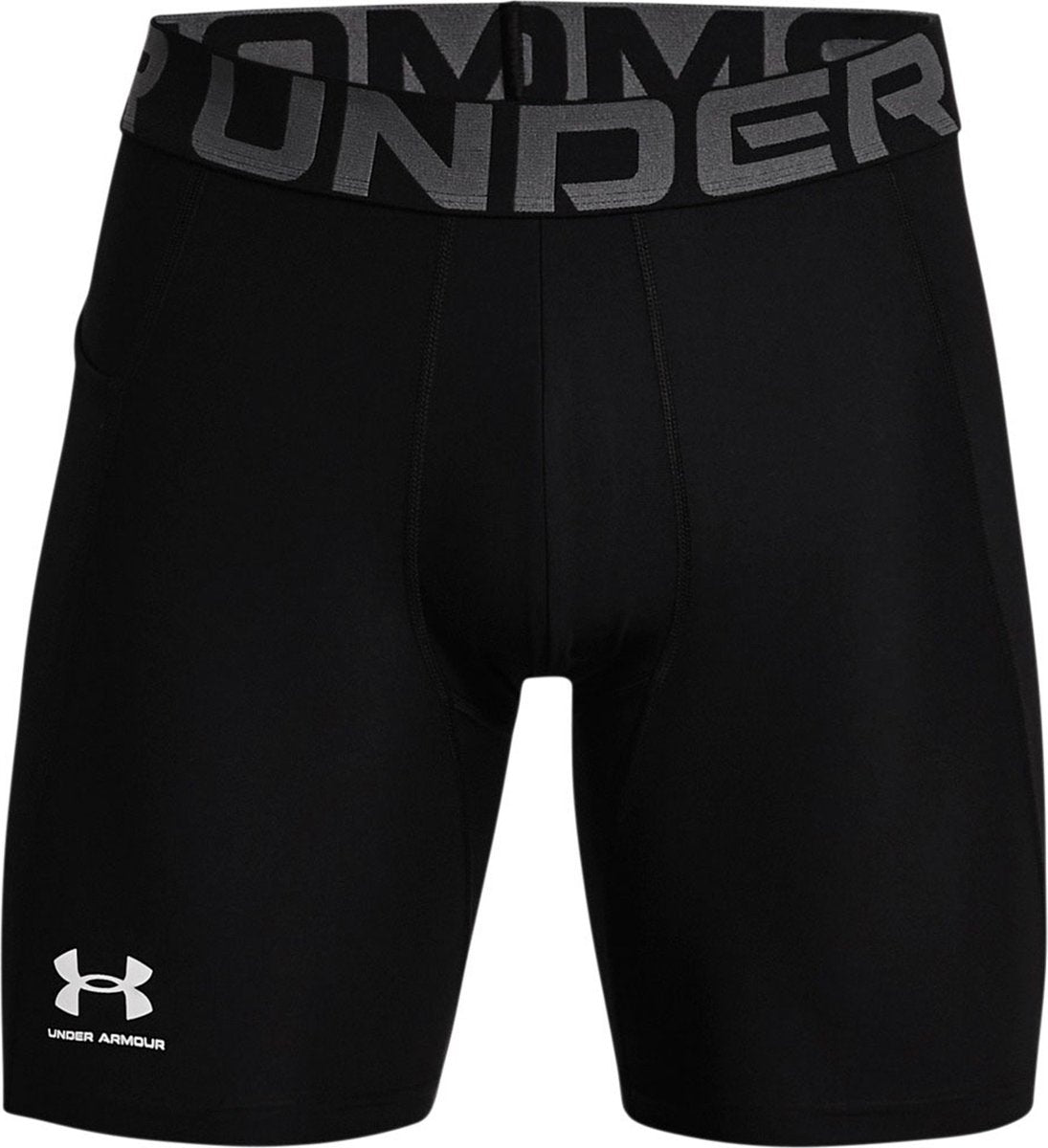 Under Armour UA HG Armour Shorts-BLK Pantalon de sport pour hommes - Noir - Blanc
