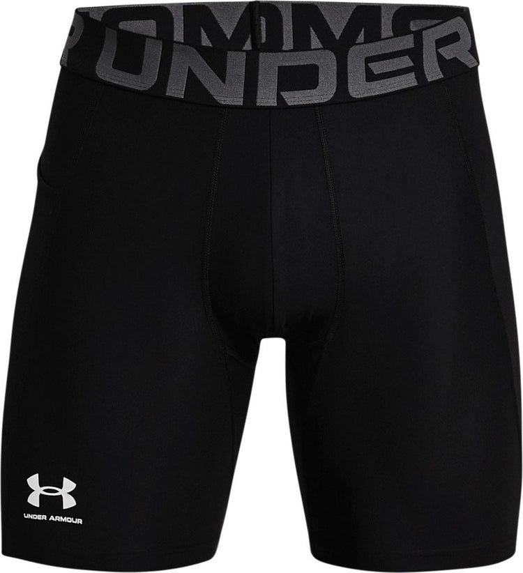 Under Armour UA HG Armour Shorts-BLK Pantalon de sport pour hommes - Noir - Blanc