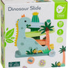 Classic World Wood Ballenbaan Dinosaurus, 4dlg.