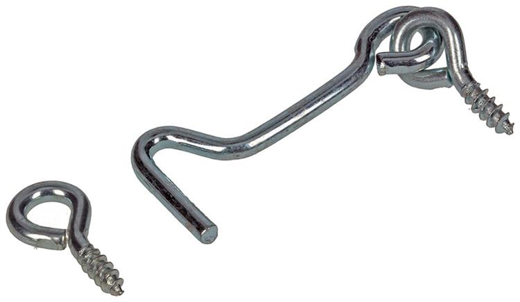 Mack 1017847 - crochet à vent en acier galvanisé 2 pcs 3,0 x 50 mm | 10 pièces