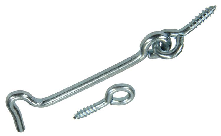 Mack 1017849 - crochet à vent en acier galvanisé 2 pcs 4,0 x 80 mm | 5 pièces
