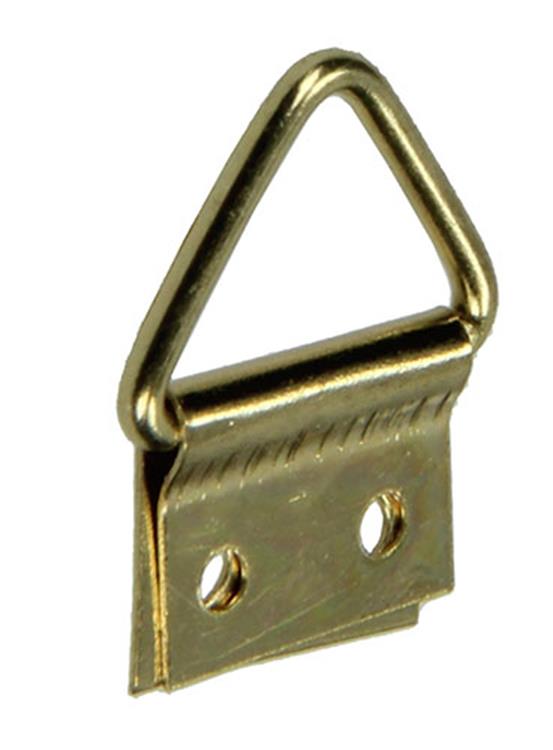 Mack 1017858 - support de cadre en acier plaqué laiton 6 pcs 10 x 17 mm | 10 pièces