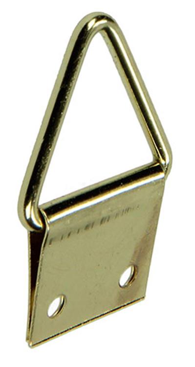 Mack 1017859 - support de cadre en acier plaqué laiton 5 pcs 13 x 25 mm | 10 pièces