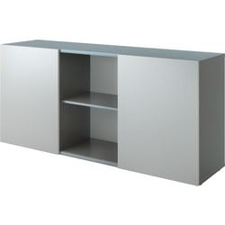 Bach armoire à portes coulissantes Hammerer 2fh gris, argent