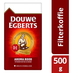Café filtre rapide Douwe Egberts arôme rouge 500 g sans caféine