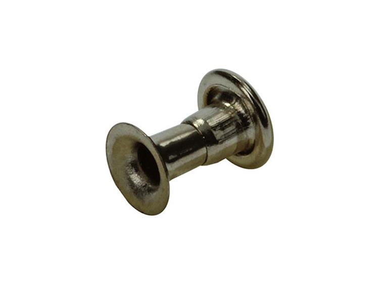 Mack 1019720 - rivet en laiton nickelé 12 pcs 2,7 x 6,5mm | 10 pièces