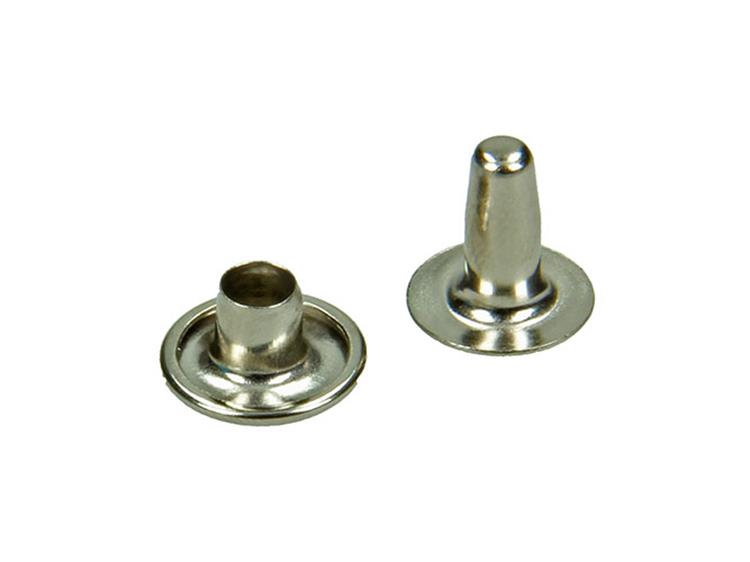 Mack 1019723 - rivet en laiton nickelé 6 pcs 4,2 x 10 mm | 10 pièces
