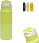 Kambukka Elton Gourde isotherme 750 ml - Mojito Summer avec couvercle 3 en 1 et nettoyage facile - Vert fluo