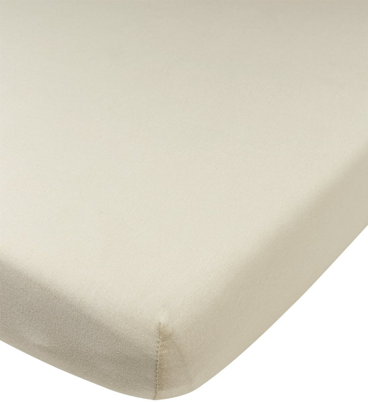 Meyco baby uni drap-housse cododo - jersey - sable doux - 50x90cm