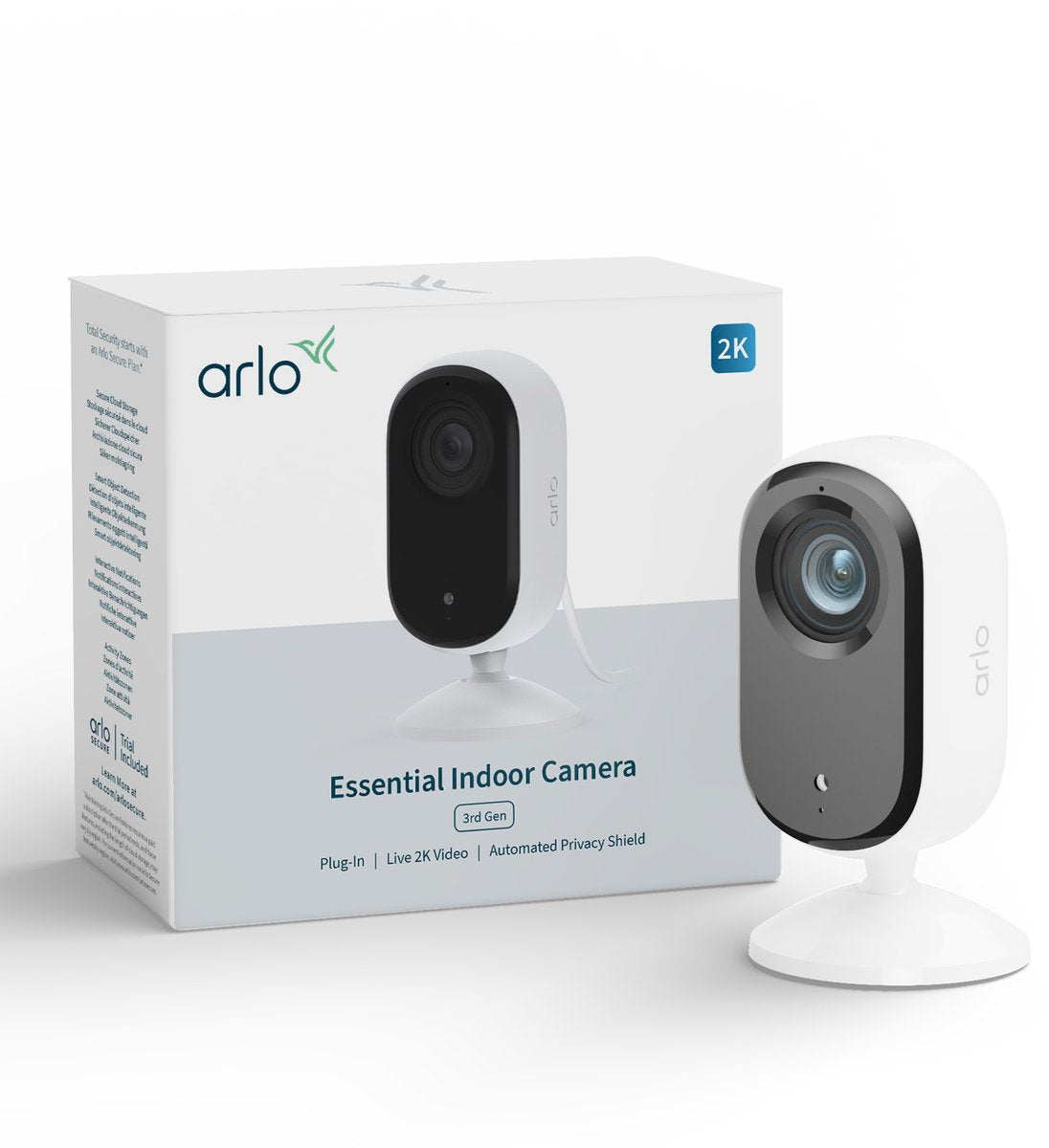 Caméra de sécurité intérieure Arlo essential3 2k - 1 caméra IP