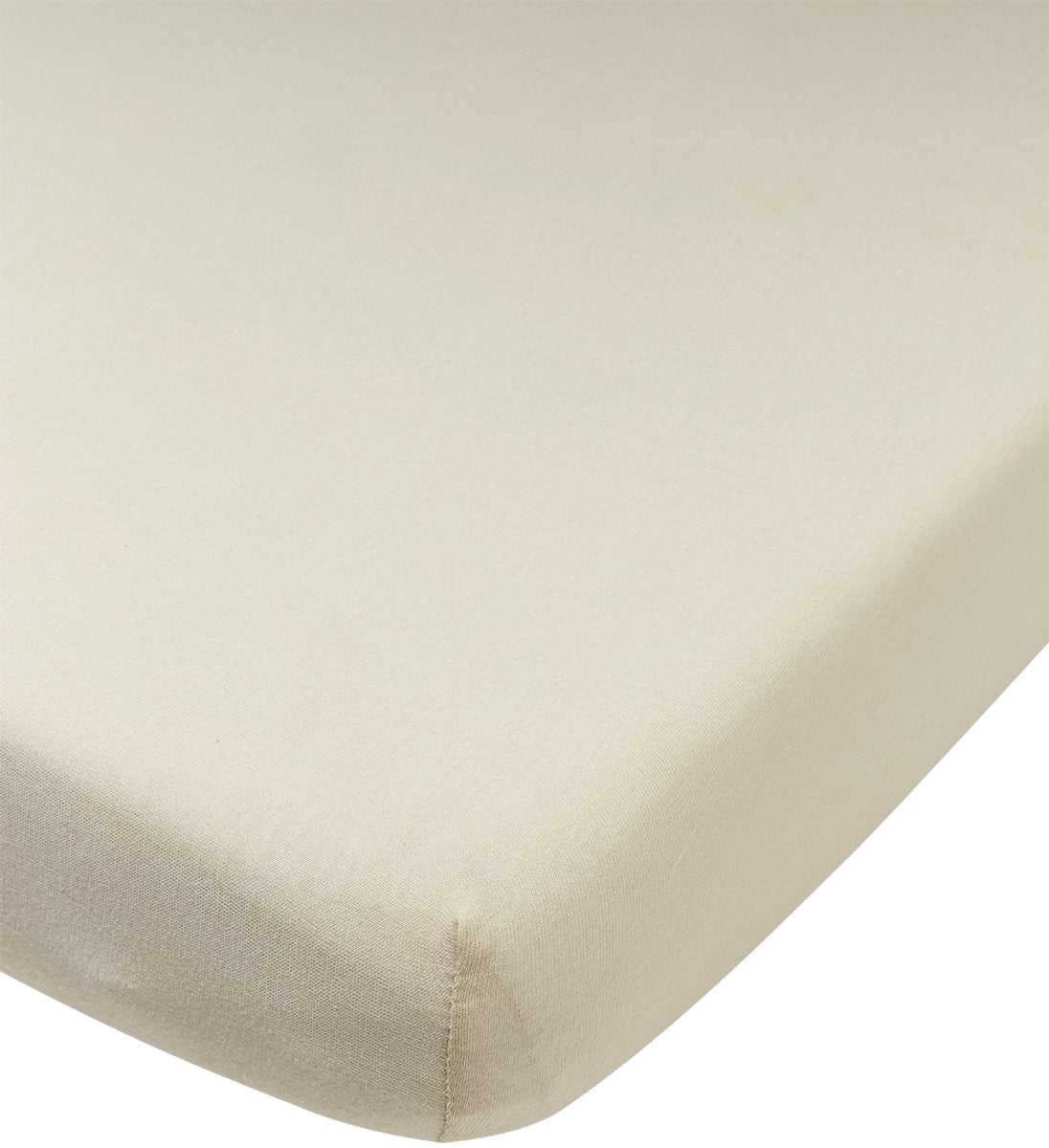 Meyco baby uni drap-housse berceau - jersey - sable doux - 40x80 90cm