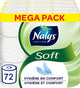 Papier toilette doux Nalys - 72 rouleaux - blanc - pack économique