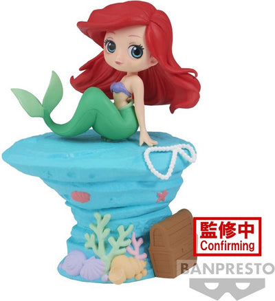 Petite sirène arielle, die meerjungfrau banpresto - arielle q posket figurines à collectionner multicolores
