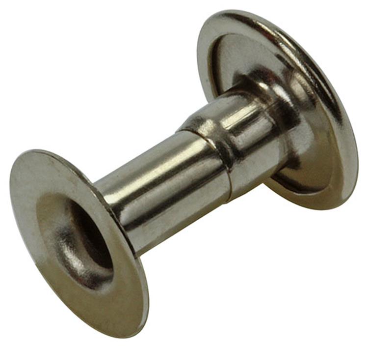 Mack 1019724 - rivet en laiton nickelé 5 pcs 4,2 x 12 mm | 10 pièces