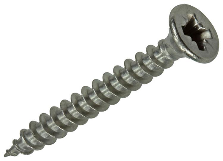 Mack 1019735 - vis pour panneaux d'aggloméré tête VZ acier inoxydable 16 pcs 3,5 x 30 mm | 10 pièces
