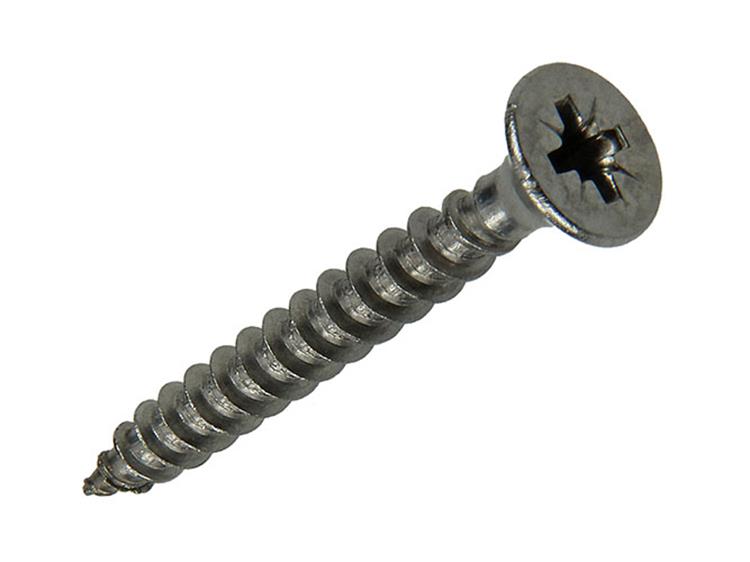 Mack 1019754 - vis pour panneaux d'aggloméré tête VZ acier inoxydable 9 pièces 5,0 x 40 mm | 10 pièces