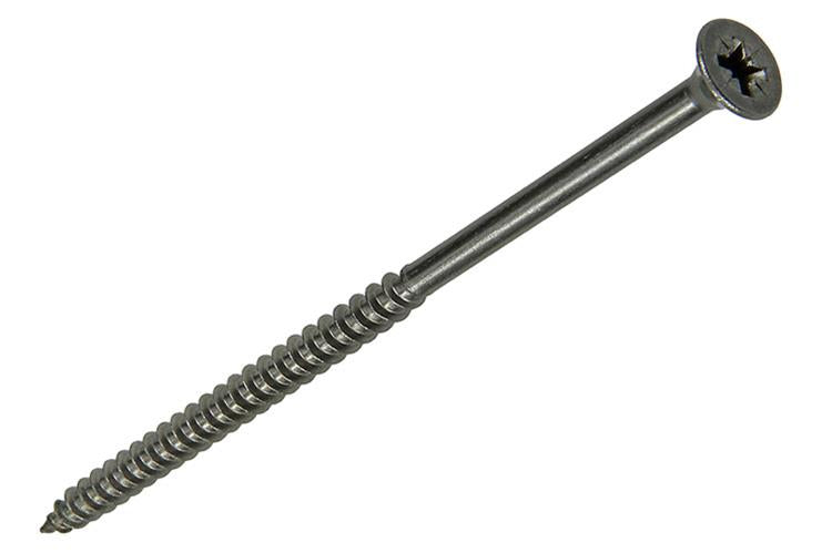Mack 1019759 - vis pour panneaux d'aggloméré tête VZ acier inoxydable 4 pcs 5,0 x100 mm | 5 pièces