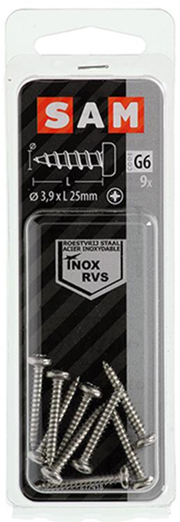 Mack 1019787 - vis autotaraudeuse culasse A2 9 pcs 3,9 x 25 mm | 10 pièces