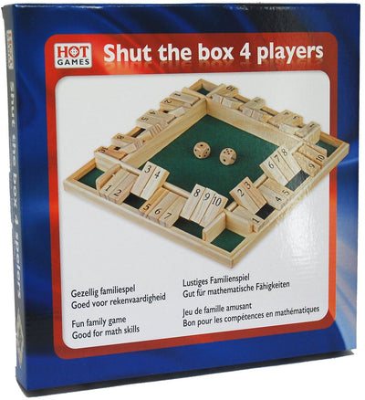 Les jeux chauds ferment la boîte 4 joueurs 10 numéros 29x29c.