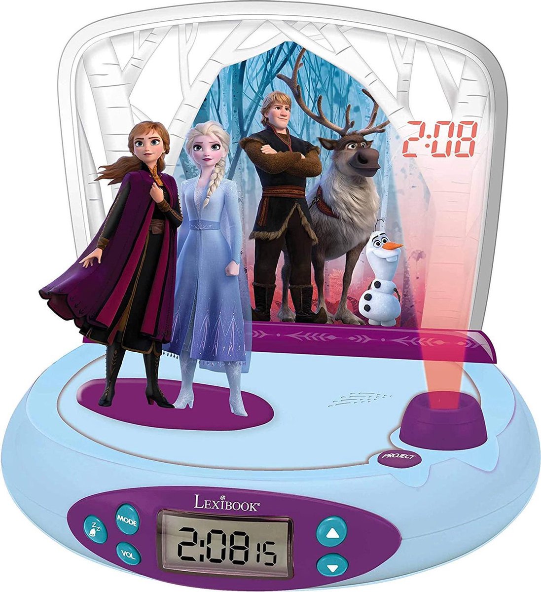 Lexibook Disney Frozen II horloge projecteur avec sons