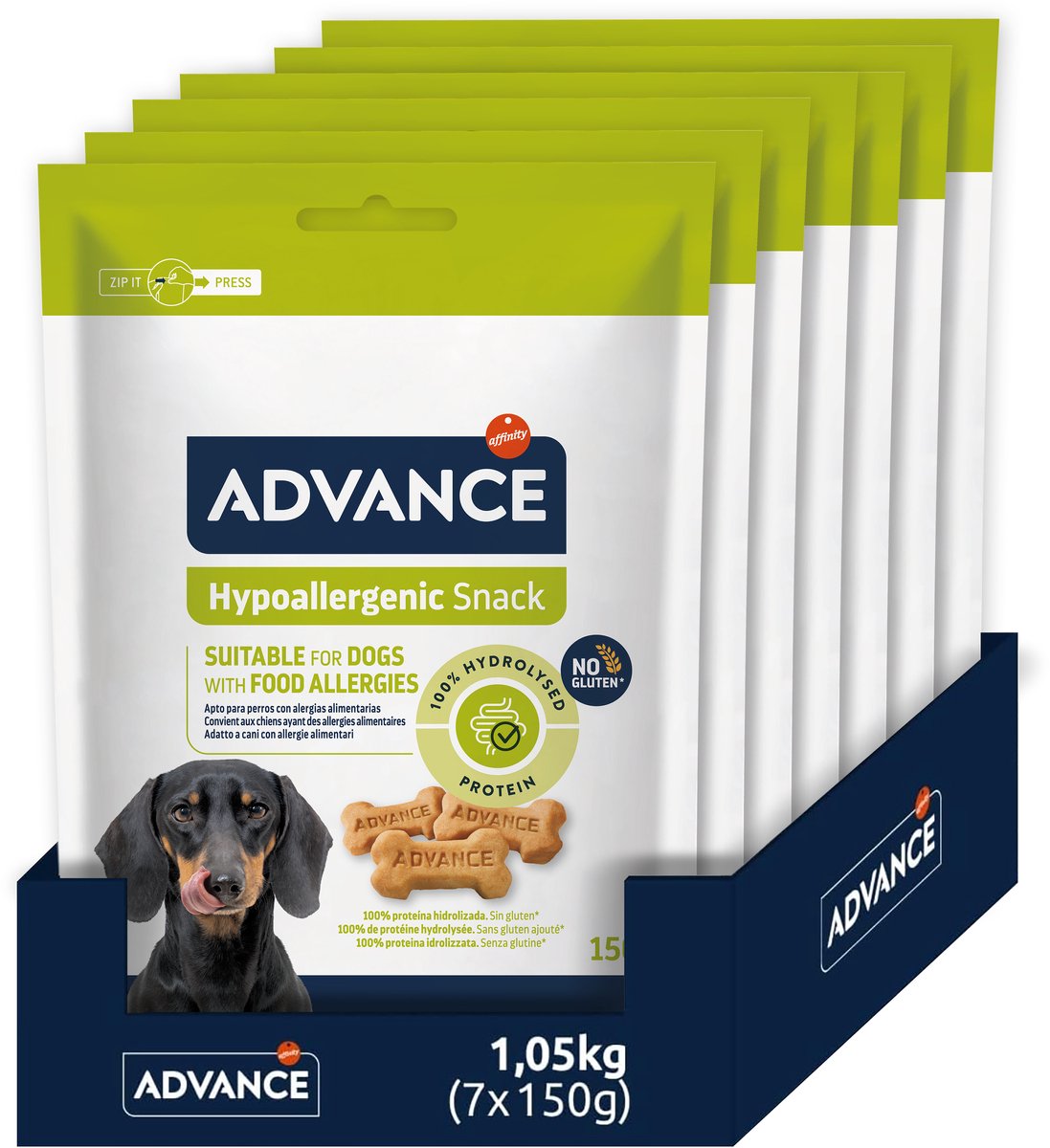 Snack hypoallergénique avancé