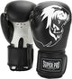 Super pro combat gear talent (kick) gants de boxe noir et blanc 10oz