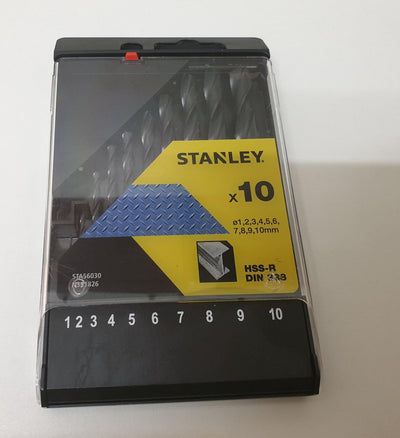 Forets à métaux Stanley HSS env. 10 pièces