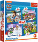 Puzzle sans marque sans marque 4 en 1 Paw Patrol 35+48+54+70 pièces (6034650)