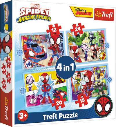 Trefl Puzzle Spidey et amis 4 sur 1
