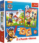 Puzzle Paw Patrol 30 et 48 pièces et mémoire | 2 pièces