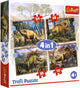 Trefl 4in1 - dinosaures intéressants