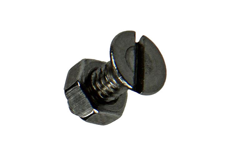 Mack 1019804 - vis à métal galvanisée. tête + écrou inox 15 pcs m4x10 | 10 pièces