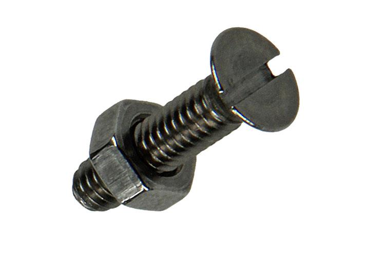 Mack 1019805 - vis à métal galvanisée. tête + écrou inox 13 pcs m4x16 | 10 pièces