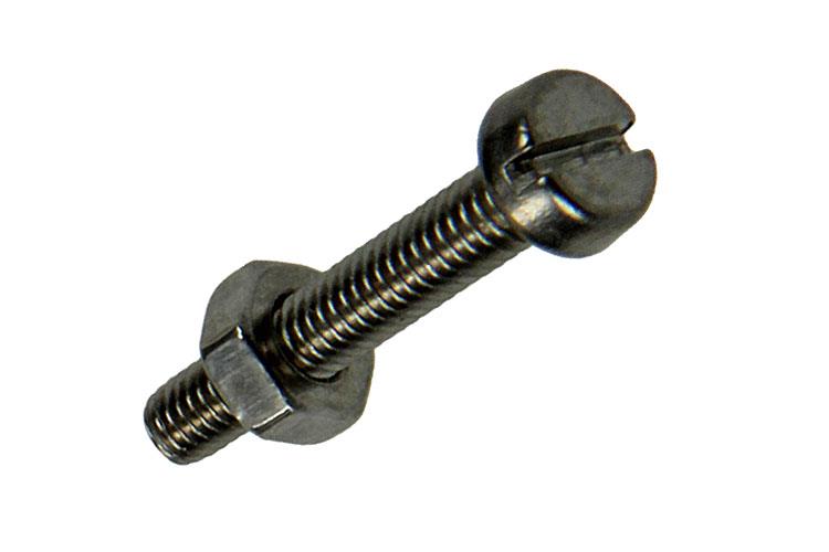 Mack 1019818 - vérin à vis métal. tête + écrou inox 12 pcs m3x16 | 10 pièces