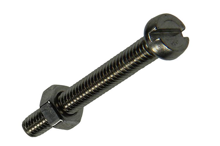 Mack 1019821 - vérin à vis métal. tête + écrou inox 9 pcs m4x30 | 10 pièces