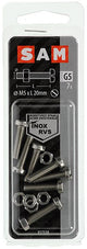 Mack 1019825 - vérin à vis métal. tête + écrou inox 7 pcs m5x20 | 10 pièces